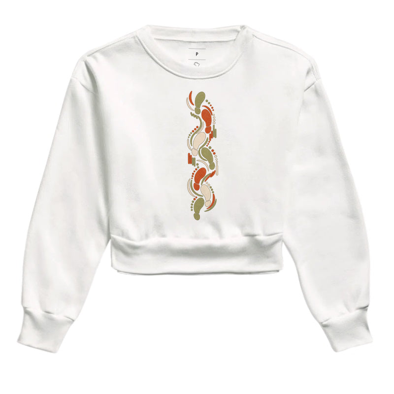 Cropped moletom - Sistema de passadas