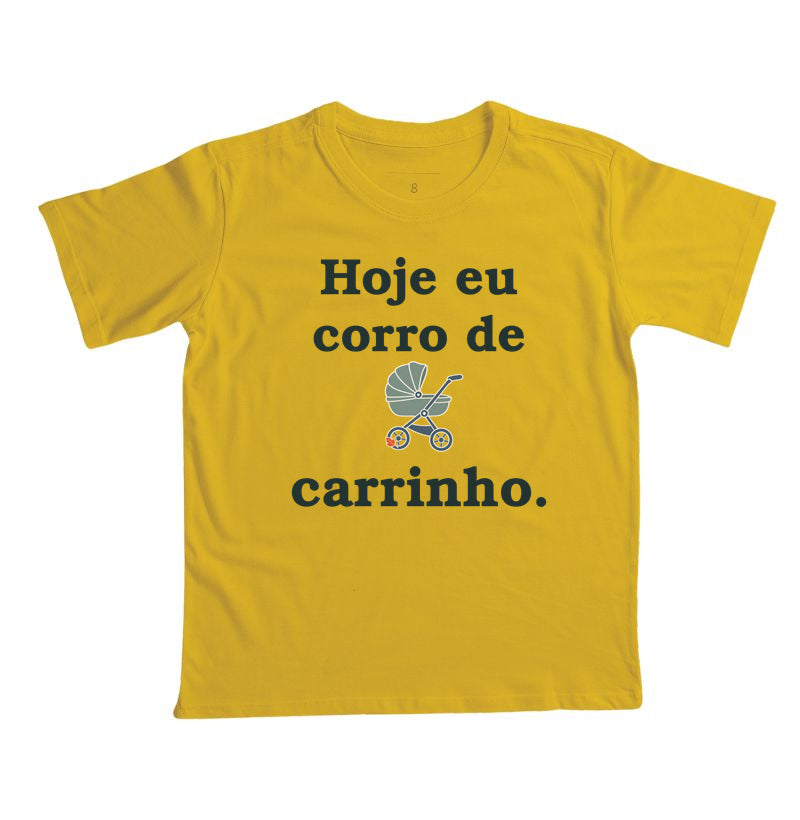 Camiseta Infantil - Volta de Carrinho, Amarelo