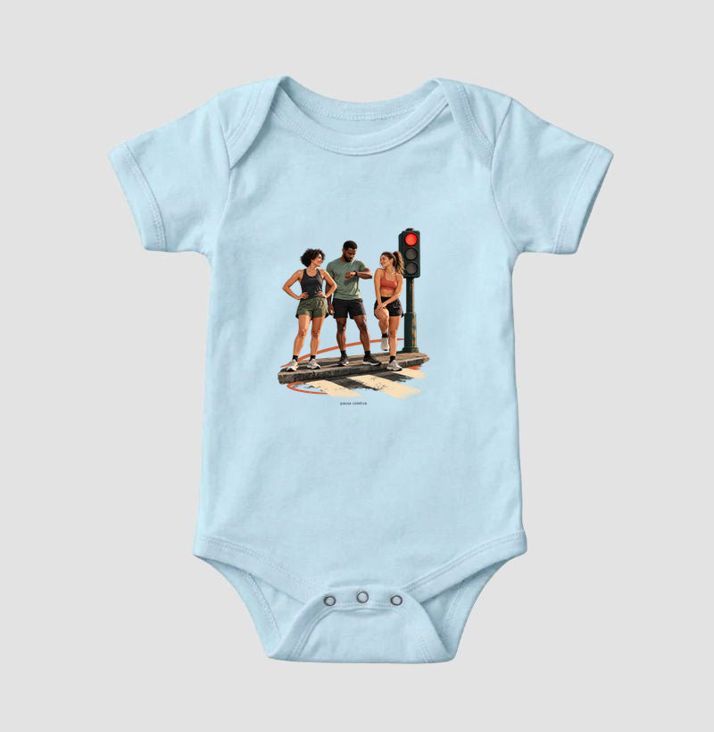 Body Infantil - Semáforo Vermelho