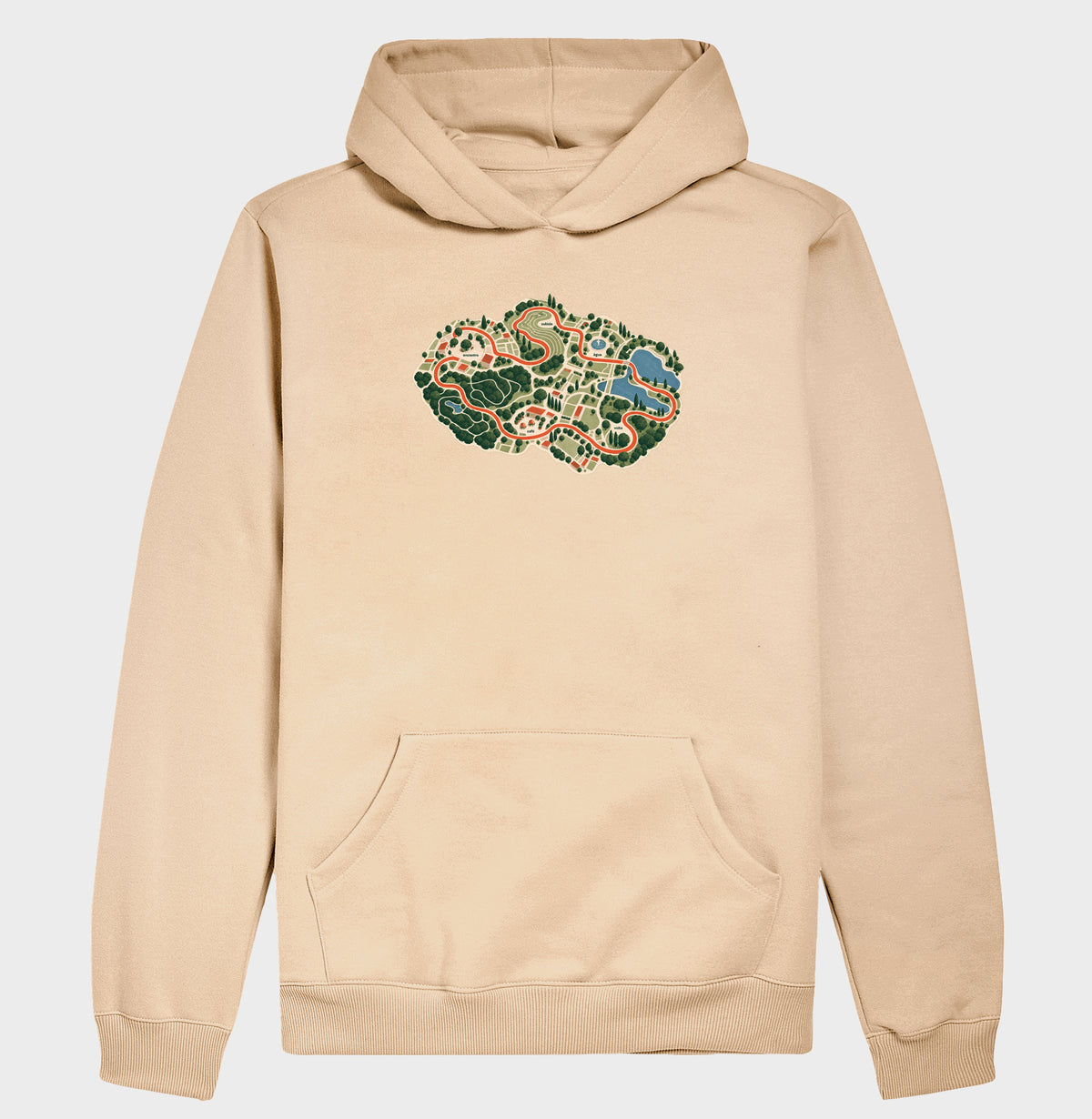 Hoodie Moletom - Mapa do Corre