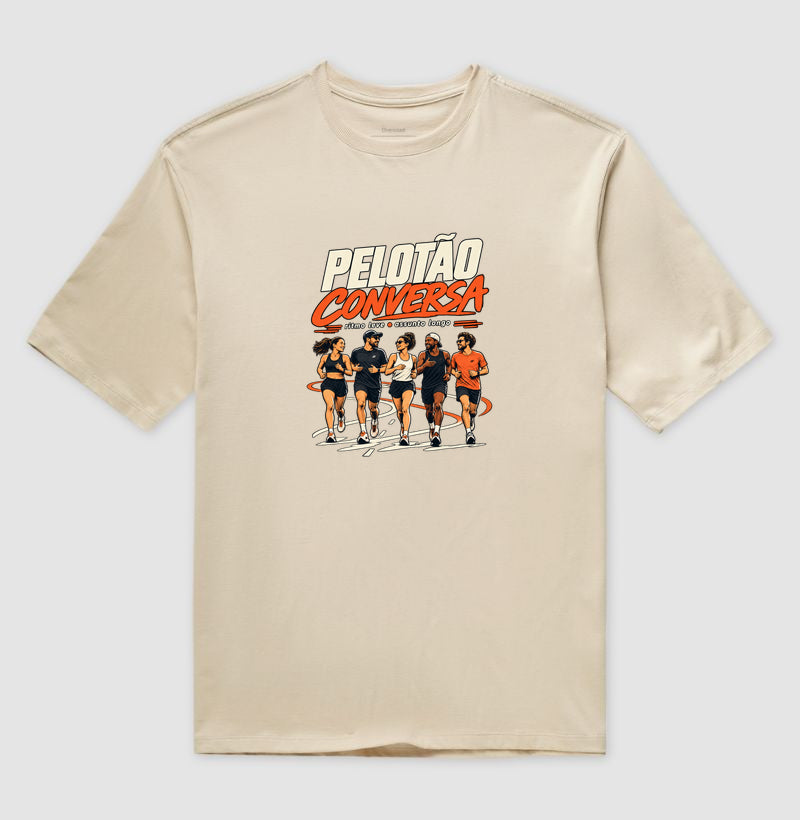 Camiseta Oversized - Pelotão Conversa
