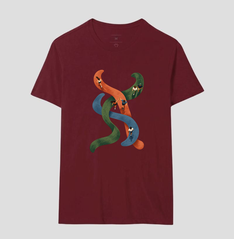 Camiseta Unissex - Rotas que se Cruzam