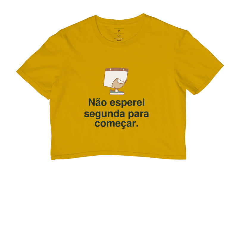 Cropped - Antes de Segunda, Amarelo