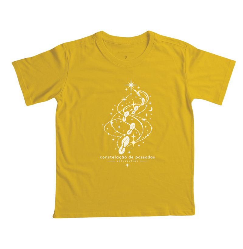 Camiseta infantil - Constelação de passadas