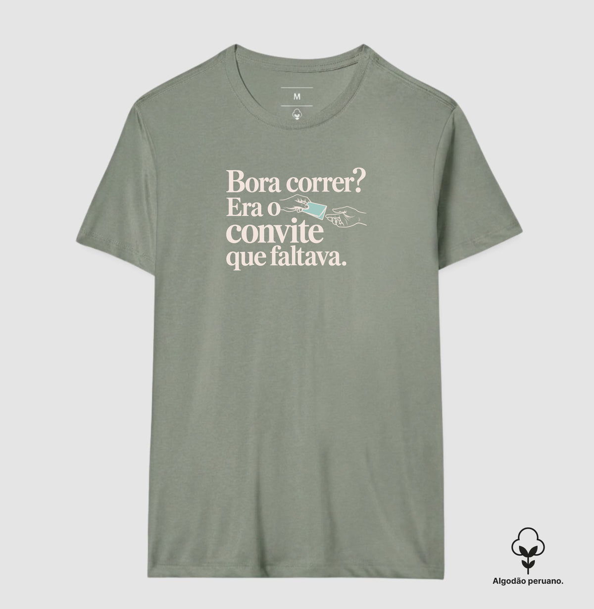 Camiseta Algodão Peruano - Convite Aceito