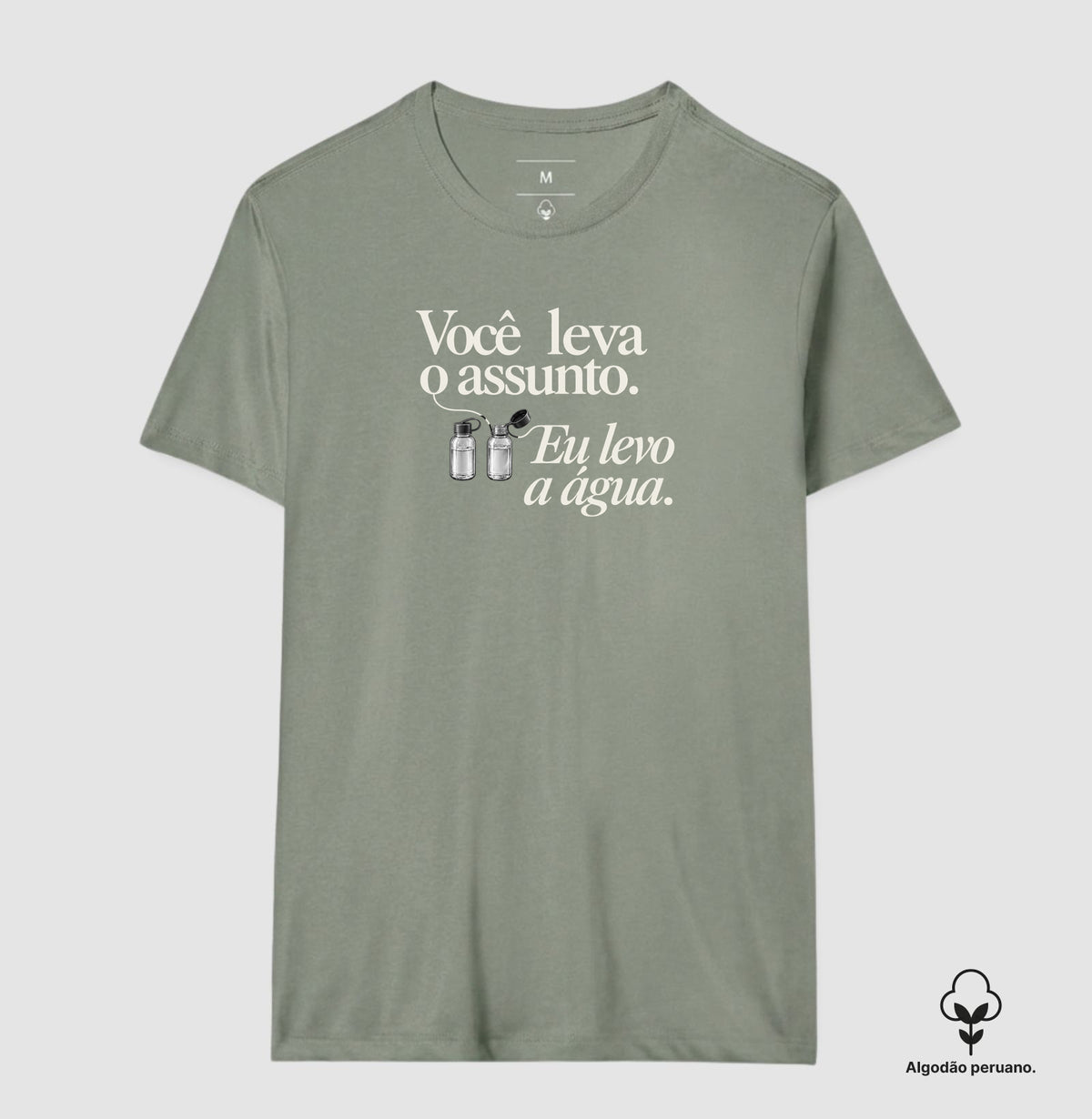 Camiseta Algodão Peruano - Dupla Combinada