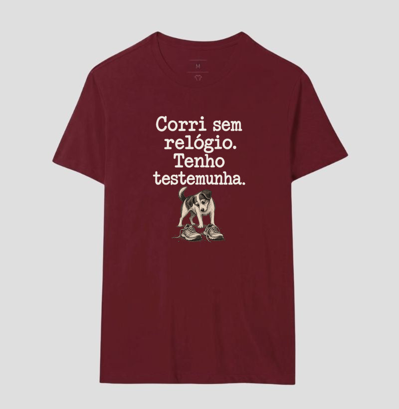 Camiseta Unissex - Relógio em Casa