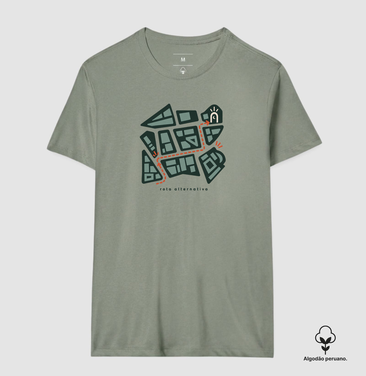 Camiseta Algodão Peruano - Plano de Emergência