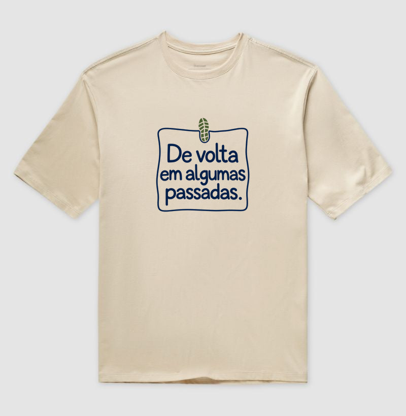 Camiseta Oversized - Aviso de Saída