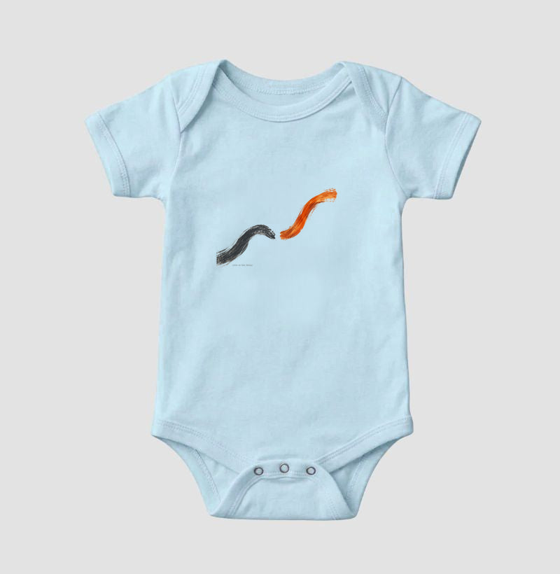 Body Infantil - Voltei a Correr, Azul Bebê