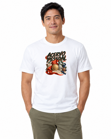 Camiseta Algodão Peruano - Museu de Medalhas