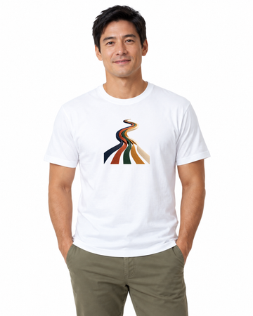 Camiseta Algodão Peruano - Quilômetros Compartilhados