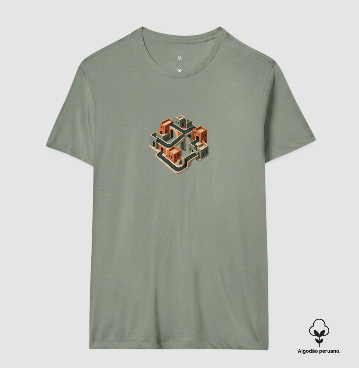 Camiseta Algodão Peruano - Quarteirão Infinito