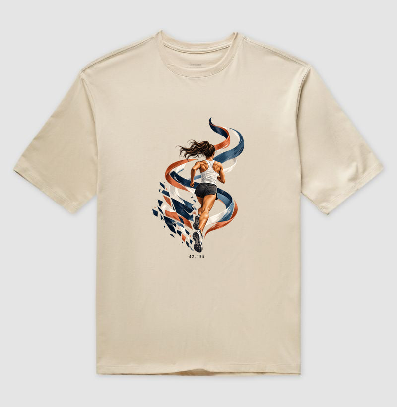 Camiseta Oversized - Dentro da Maratona, Areia