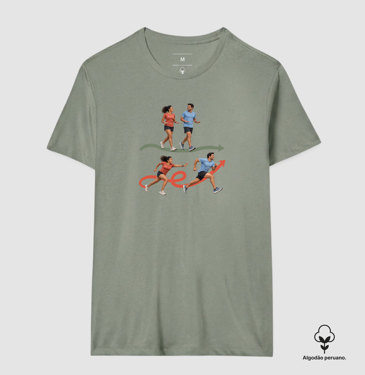 Camiseta Algodão Peruano - Pace Combinado