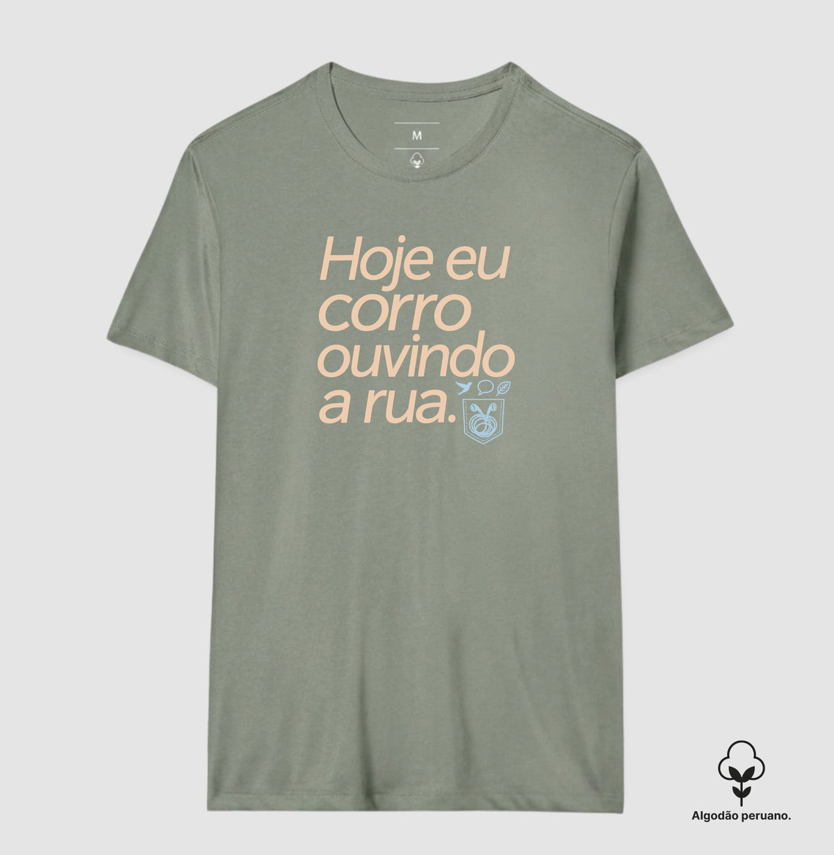 Camiseta Algodão Peruano - Música Guardada
