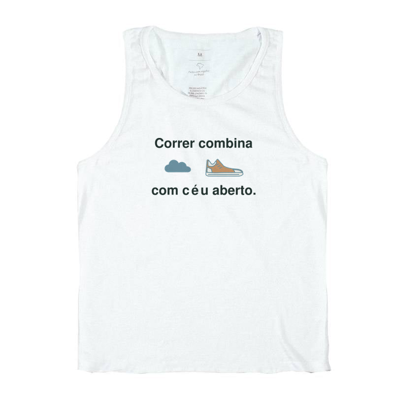 Regata Unissex - Céu Aberto, Branca