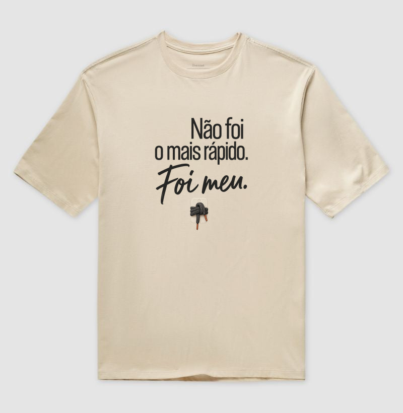 Camiseta Oversized - Orgulho sem Comparação, Areia