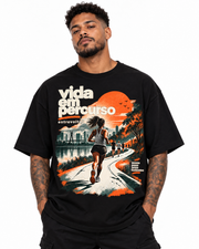 Camiseta Oversized - Vida em Percurso