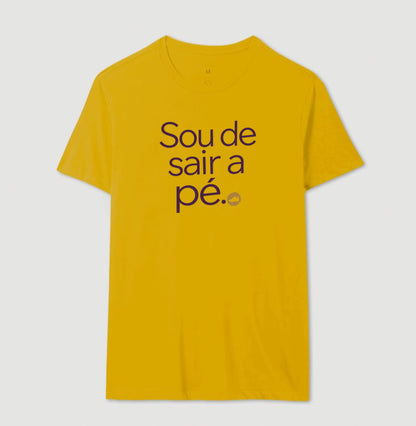 Camiseta Unissex - Gosto de Ir a Pé
