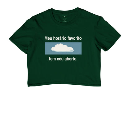 Cropped - Hora Preferida, Verde