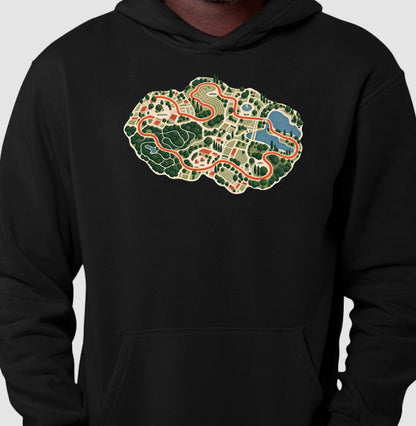Hoodie Moletom - Mapa do Corre