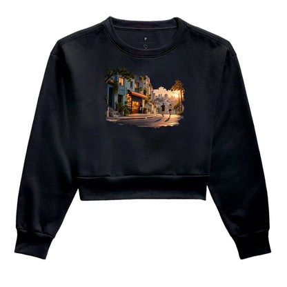 Cropped Moletom - A Cidade Acorda