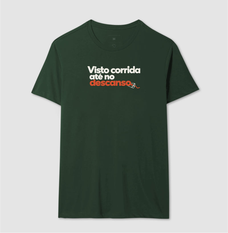 Camiseta Unissex - Corrida no Guarda-Roupa