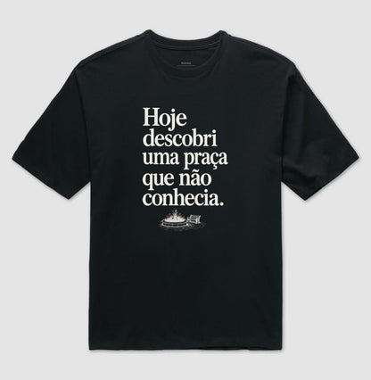 Camiseta Oversized - Praça Descoberta