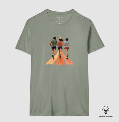 Camiseta Algodão Peruano - Último Quilômetro Juntos