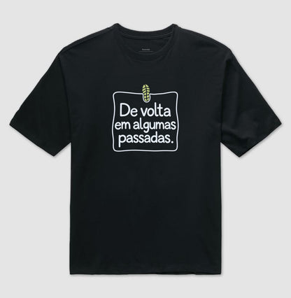 Camiseta Oversized - Aviso de Saída