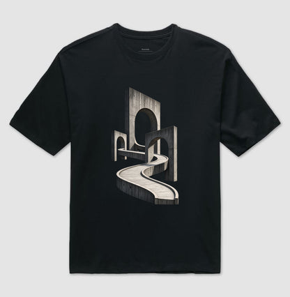 Camiseta Oversized - Horizonte de Concreto