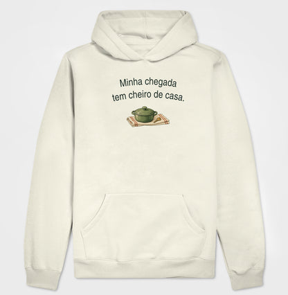 Hoodie Moletom - Cheiro de Casa, Off White