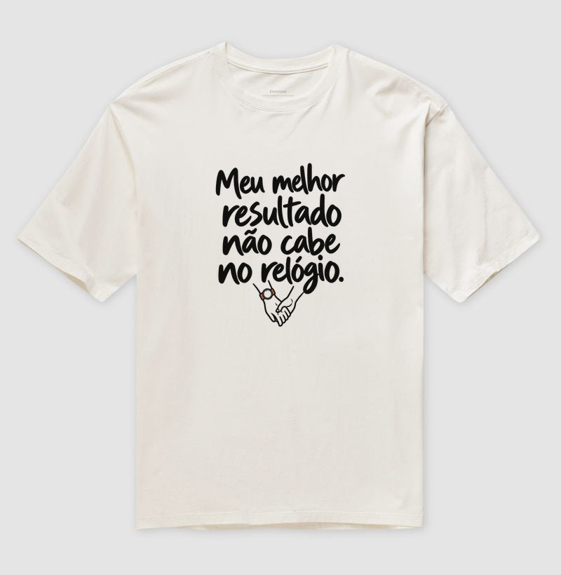 Camiseta Oversized - História Sem Número, Off White