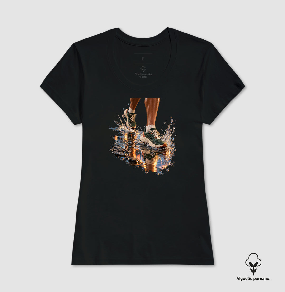 Camiseta Algodão Peruano - Depois da Chuva