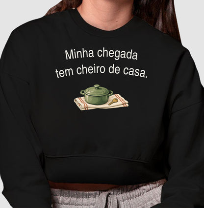 Cropped Moletom - Cheiro de Casa