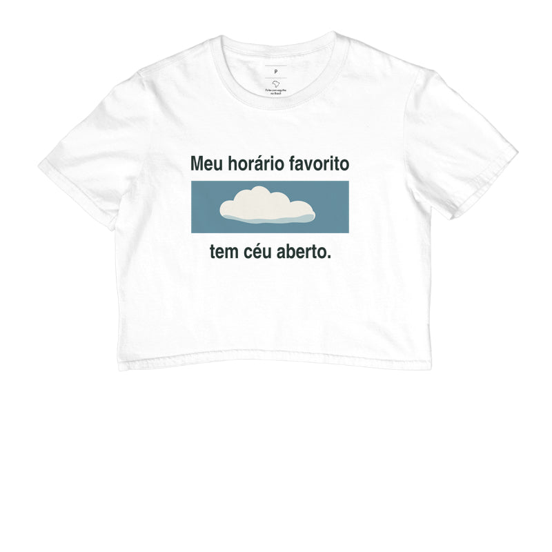 Cropped - Hora Preferida, Branca