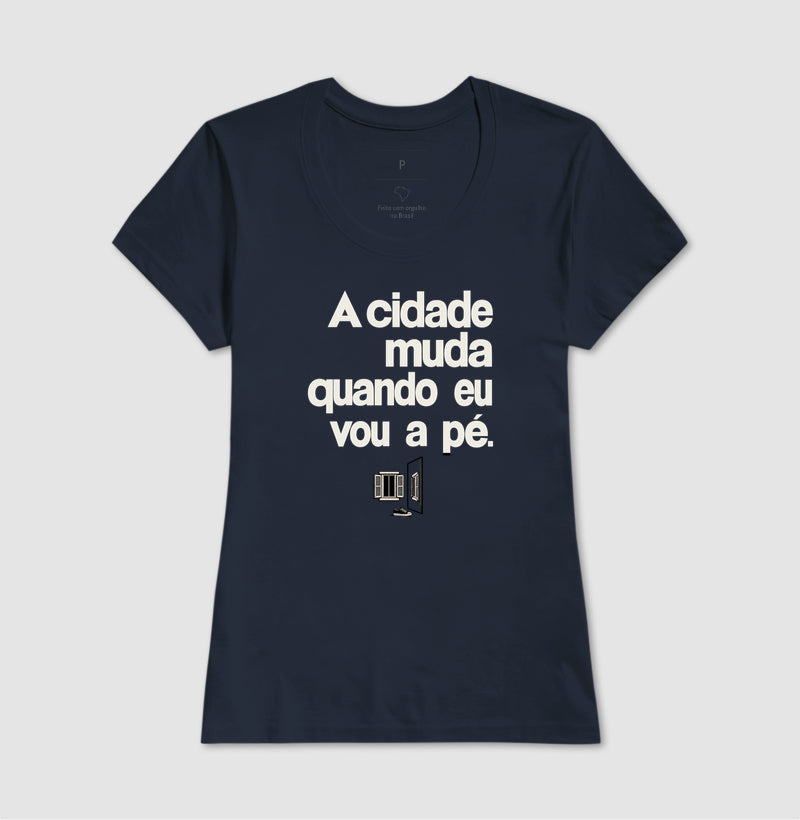 Camiseta Unissex - Outro Olhar, Feminino, Marinho