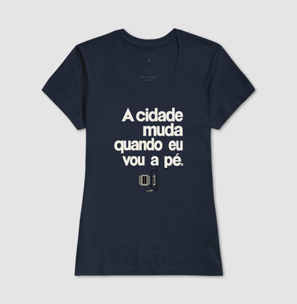 Camiseta Unissex - Outro Olhar, Feminino, Marinho
