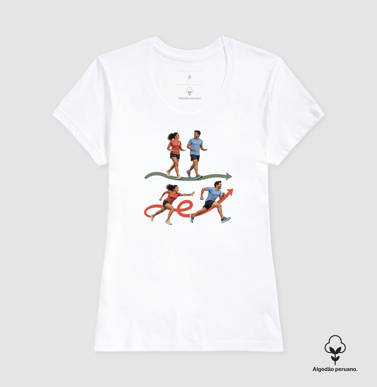 Camiseta Algodão Peruano - Pace Combinado