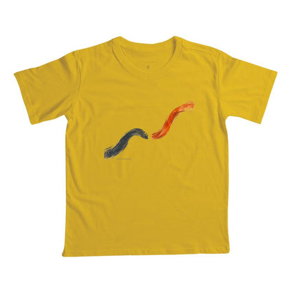 Camiseta Infantil - Voltei a Correr, Amarelo