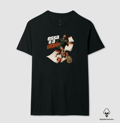 Camiseta Algodão Peruano - Inscrição Inevitável