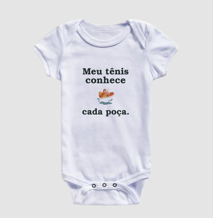 Body Infantil - Conhecedor de Poças, Branca