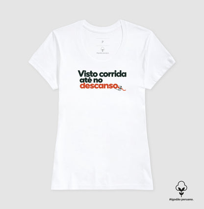 Camiseta Algodão Peruano - Corrida no Guarda-Roupa