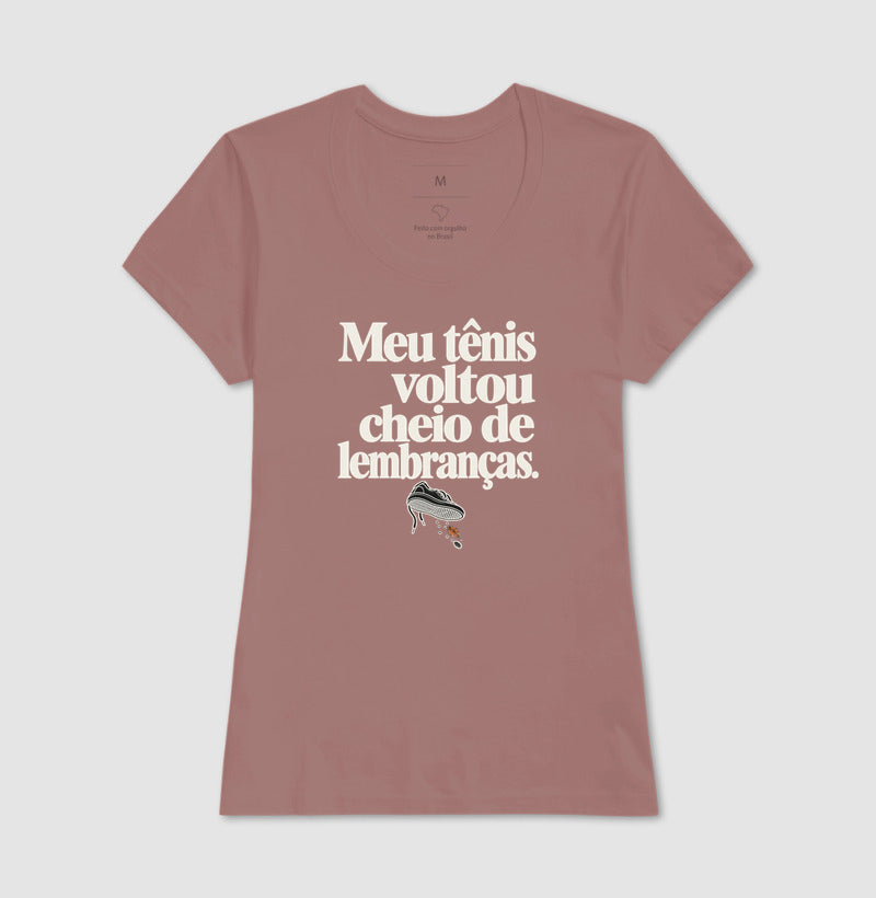 Camiseta Unissex - Areia de Brinde, Feminino, Rosa