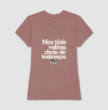 Camiseta Unissex - Areia de Brinde, Feminino, Rosa