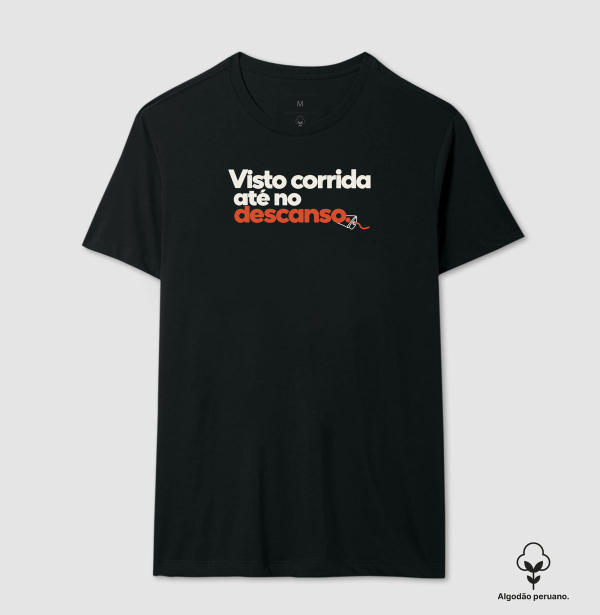 Camiseta Algodão Peruano - Corrida no Guarda-Roupa