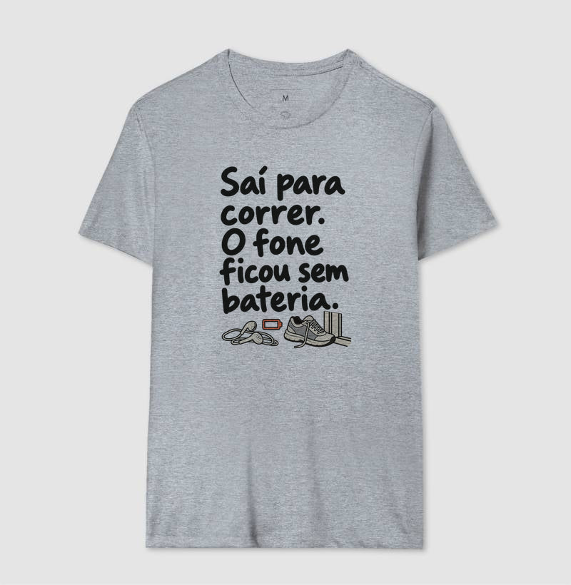 Camiseta Unissex - Fone Sem Carga
