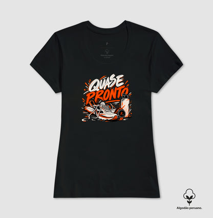 Camiseta Algodão Peruano - Cinco Minutos Para Sair