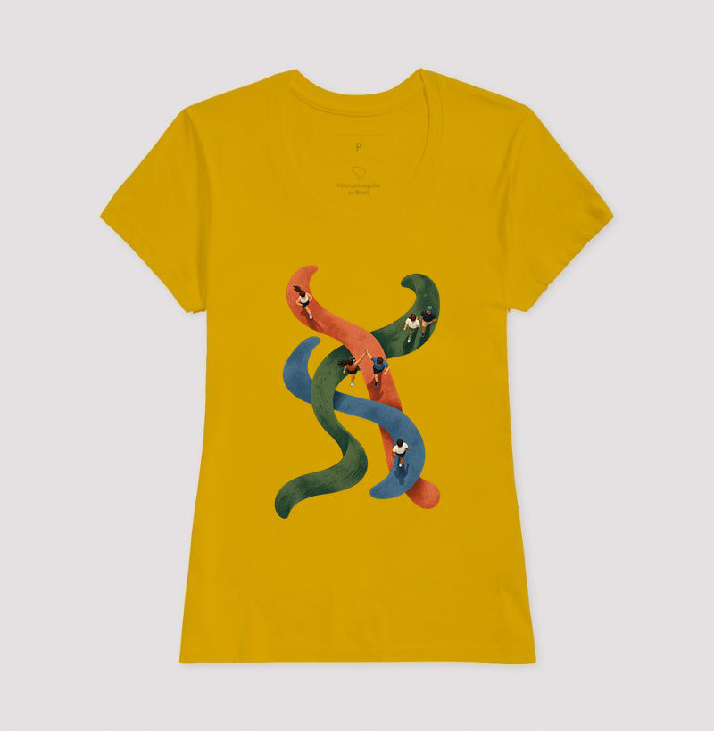 Camiseta Unissex - Rotas que se Cruzam